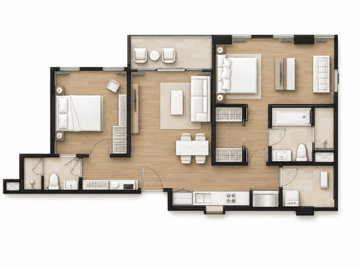 Miami Sukhumvit 49 2BR